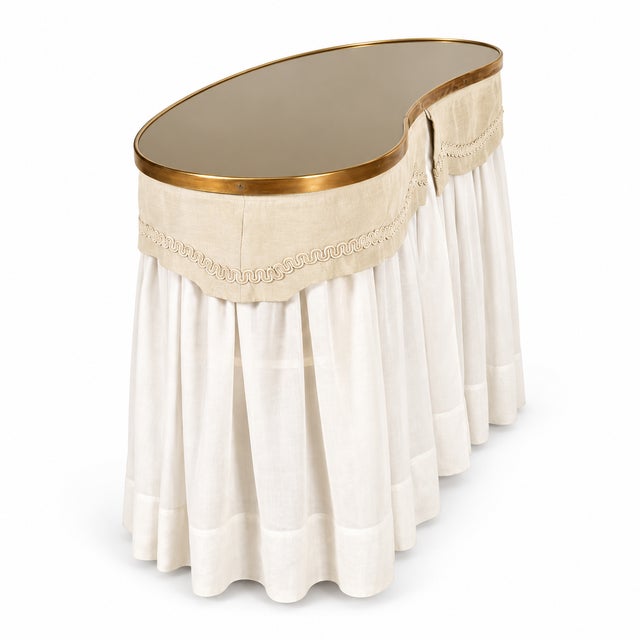 Postmodern Mid-Century Modern Italian Vanity Dressing Table by Alberti Reggio & Scaioli for Consorzio Esposizione Mobili Cantù, 1959 For Sale - Image 3 of 11