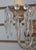 Gold 1980s Pair Neopolitan Style Crystal & Gilt Metal Wall Sconces For Sale - Image 8 of 12