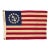 Small Vintage Cotton Sewn American Yacht Ensign Flag For Sale