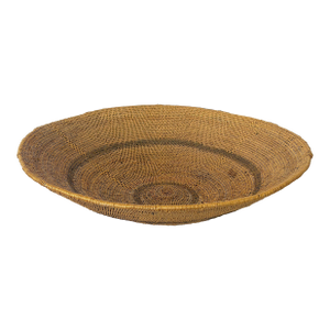 Vintage Native American Natural Fiber Woven Bowl/Basket From the Mid 20th Century