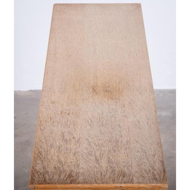 Vintage Danish Brutalist Oak Bookcase, 1970s For Sale - Image 6 of 8
