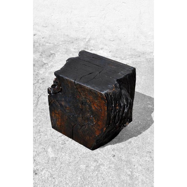 W2386 Stool in Oxidized Oak by Jörg Pietschmann For Sale - Image 16 of 18
