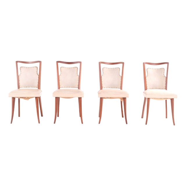 Italian Dining Chairs, 1930s, Set of 4 For Sale