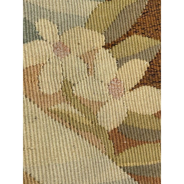 Antique French Aubusson Tapestry Border Fragment, 1890s For Sale - Image 14 of 18