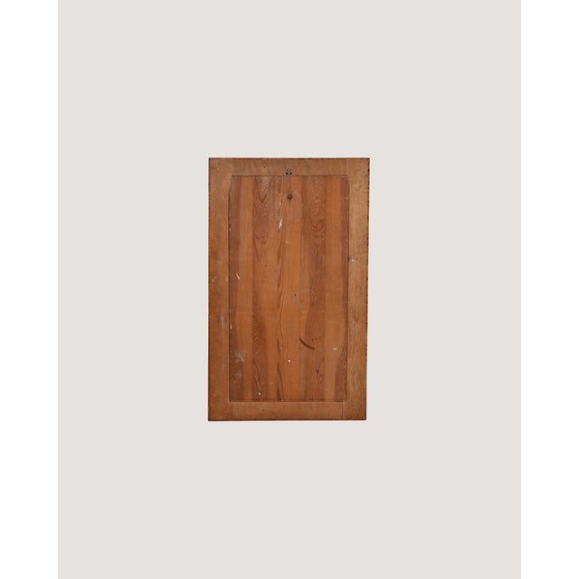 Scandinavian Mirror in Marbled Birch, 1950s For Sale - Image 6 of 7