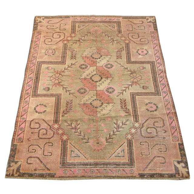 19th Century Late 19th Century Late-19th Century Khotan Samarkand Rug For Sale - Image 5 of 5