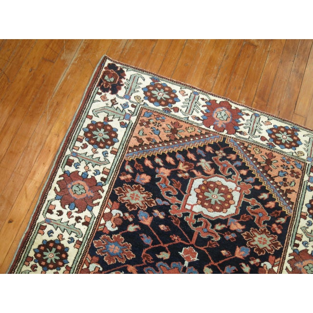 Textile Antique Persian Bakhtiari Scatter Size Rug - 3'9" x 5' For Sale - Image 7 of 7