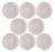 Siren Rosewater Charger Plate - Set of 8 For Sale