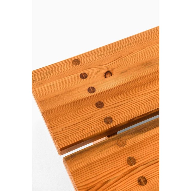 1970s Pine Benches by Sven Larsson, 1970s, Set of 2 For Sale - Image 5 of 7