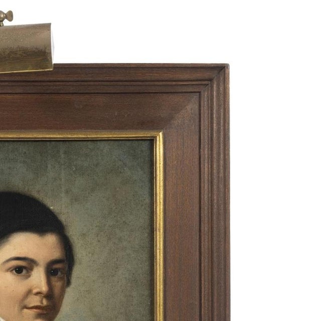 Portuguese School Artist, Portrait of Boy, 19th Century, Oil on Canvas For Sale - Image 4 of 6