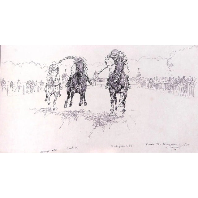 Paper "Inaugural Llangollen Race Meeting" 1931 Ours, Dorothy [Essay By] Sketches by Paul Brown For Sale - Image 7 of 18
