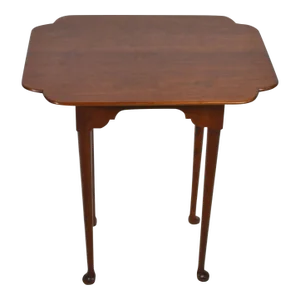 Eldred Wheeler Queen Anne Style Maple Beautiful Tea Table Bench Made