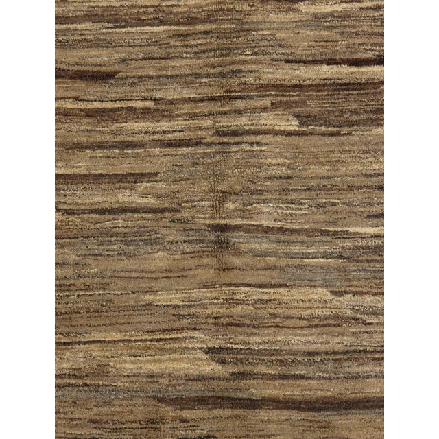 Traditional Vintage Hand-Knotted Gabbeh Rug 5'7" X 8'4" For Sale - Image 3 of 4