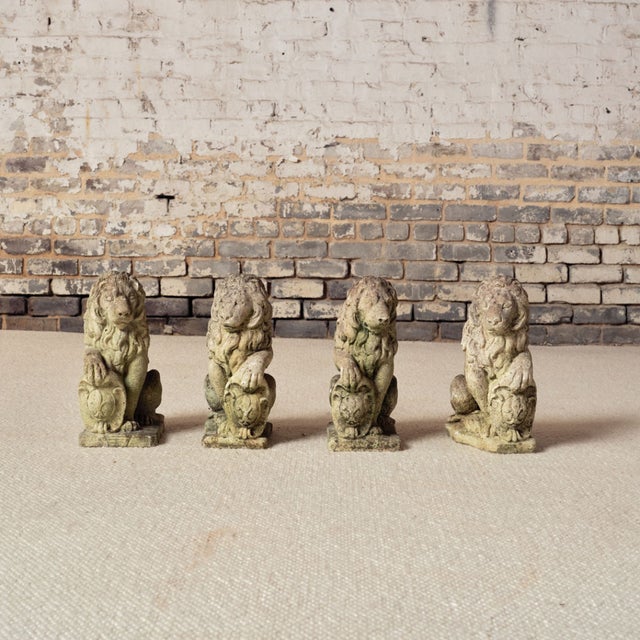19th Century French Stone Lion For Sale - Image 4 of 4