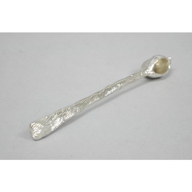 Silver Vintage 9" Santa Claus Christmas Silver Plated Candle Snuffer by Head For Sale - Image 8 of 9