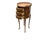 1940s Pair of French Louis XV Style Inlaid Round Nightstands With Gallery For Sale - Image 4 of 17