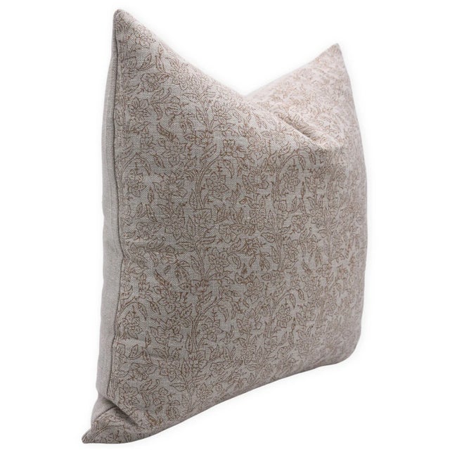 Add a touch of timeless elegance to your space with the Fabdivine Vishv Jaal Block Print Pillow Cover. Crafted from thick...