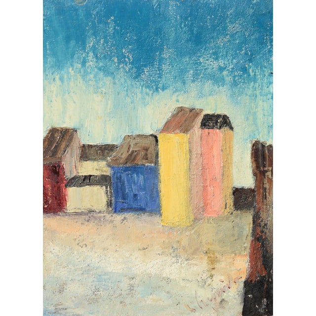 Ludwig Straub, Gemälde, 1958, Oil Painting on Hardboard, Framed For Sale - Image 6 of 11