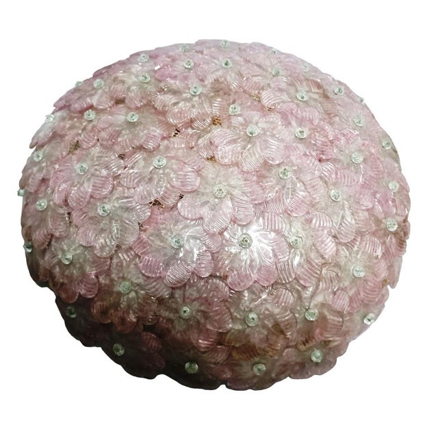 Large Venetian Lamp by Ercole Barovier for Barovier & Toso For Sale - Image 4 of 8