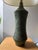1980s Lee Rosen Mid-Century Ceramic Green Glaze Table Lamp For Sale - Image 10 of 12