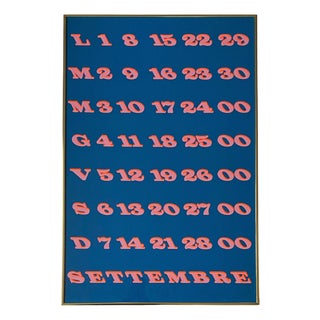 Olivetti Lettera 32 Hand-Printed Poster by Alan Fletcher, 1969 For Sale