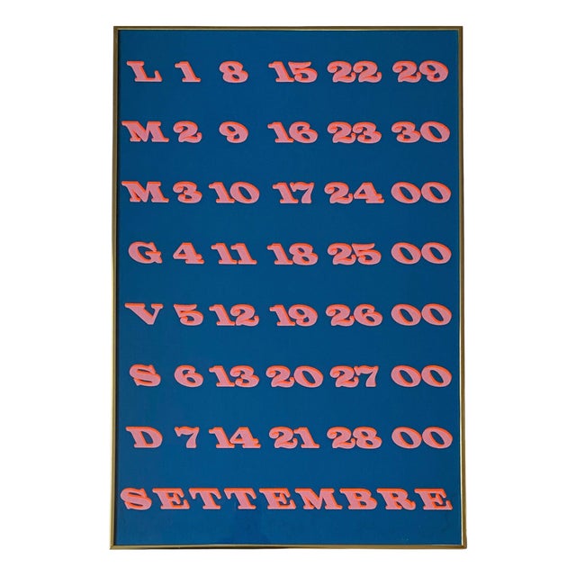 Olivetti Lettera 32 Hand-Printed Poster by Alan Fletcher, 1969 For Sale