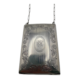 Antique Edwardian Sterling Silver Compact and Coin Purse
