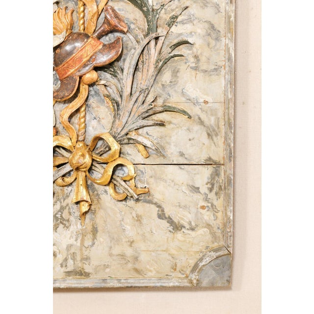 Eggshell Italian Decorative Wall Panel, 19th Century For Sale - Image 8 of 10
