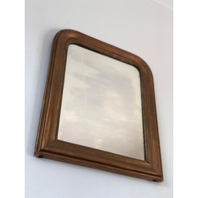 Wood Large Antique French Louis Philippe Giltwood Mirror – Late 19th Century For Sale - Image 7 of 11