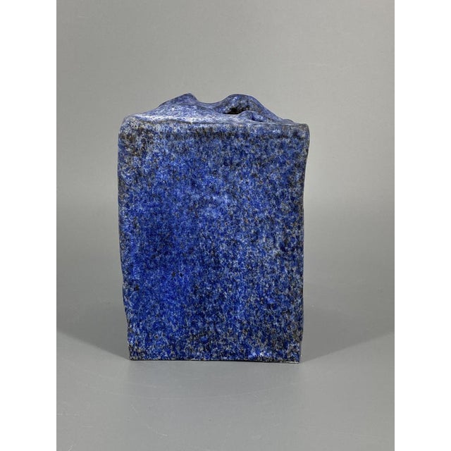 1970s Brutalist Studio Ceramic Vase by Kapner, 1973 For Sale - Image 5 of 9
