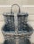 Early 20th Century American Gray Splint Oak Double Hanging Basket For Sale - Image 4 of 10