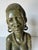 1970s Vintage Verdite Stone African Woman Bust Sculpture Signed Cashel K. For Sale - Image 5 of 12