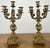 Rococo Vintage French Brass Ornate Candleholders, Set of 2 For Sale - Image 3 of 12