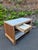 Antique French Patisserie Counter Kitchen Island with Marble Top, 1930 For Sale - Image 4 of 18