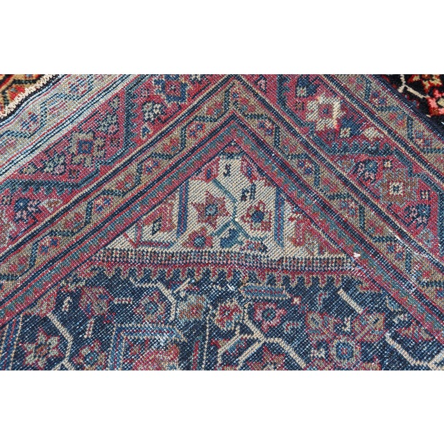 Antique Persian Sultanabad Rug With Vibrant Floral Motifs 4'9 X 6'10 For Sale - Image 12 of 12