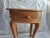 French Provincial Vintage Oval Accent Table With Cabriole Legs For Sale - Image 3 of 6