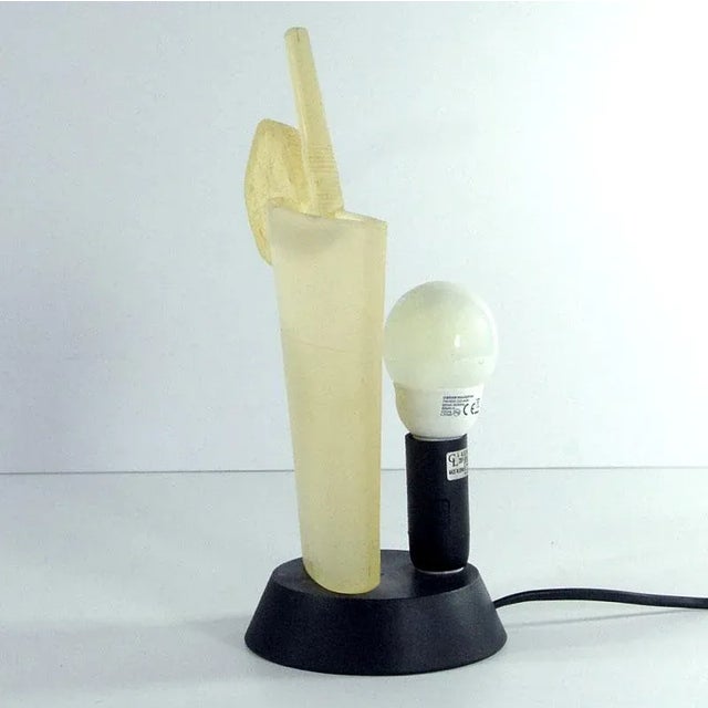 1980s Postmodern Cocktail Shape Table Lamp, Spain, 1980s For Sale - Image 5 of 10