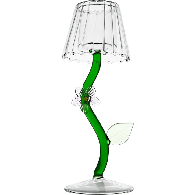 These playful mouth-blown tealights are nature inspired. Pick your favorites for your next alfresco gathering....