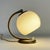 Art Deco Brass and Opaline Glass Table Lamp, Germany, 1930s For Sale - Image 11 of 15