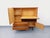 Wood Vintage Scandinavian Modernist Style Teak and Black Metal Bookcase with Secretary, 1950s-1960s For Sale - Image 7 of 18