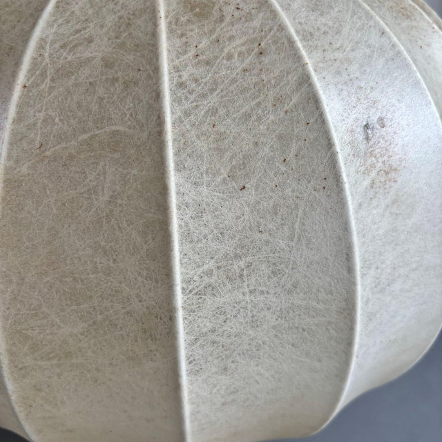 Mid-Century Modern Cocoon Pendant Lamp by Friedel Wauer for Goldkant Leuchten, 1960s For Sale - Image 11 of 12
