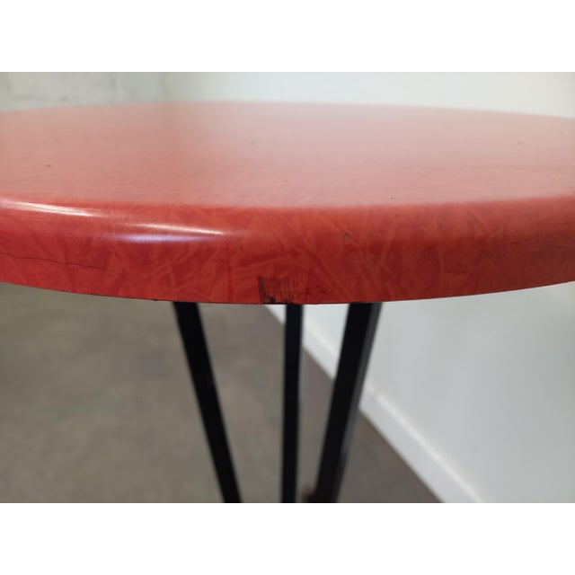 Parisian Bistro Pedestal Table, 1950s For Sale - Image 9 of 17
