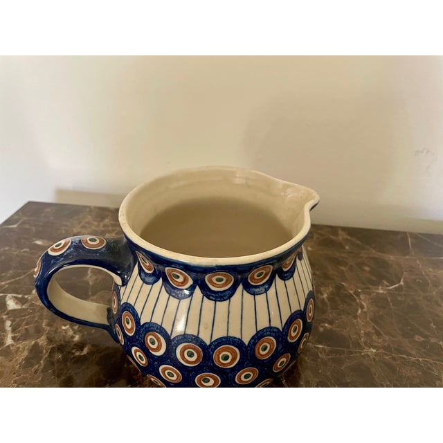 Set of 3 Boleslawiec Polish Pottery Pitchers From Williams-Sonoma For Sale In Birmingham - Image 6 of 10