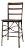 Antique Early 20th Century Riveted Metal Chair With Wood Seat For Sale