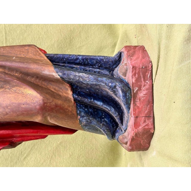 Virgin and Child, polychrome wood carving, Hispanic school, 16th-17th century This carved and polychrome wood sculpture...