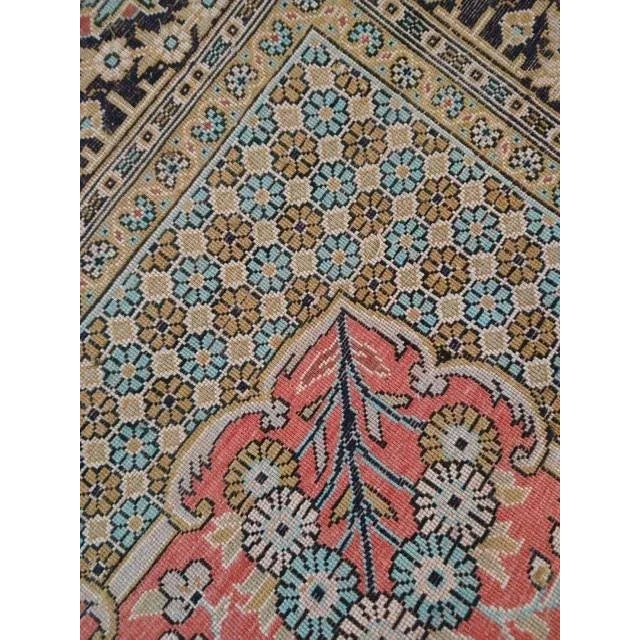1970s 1970's Persian Silk Qum, 3'7" X 5'5" For Sale - Image 5 of 7