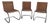 MR10 Chairs by Ludwig Mies Van Der Rohe for Thonet, Germany, 1960s, Set of 3 For Sale