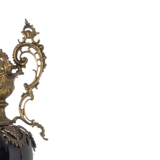 Porcelain Sèvres Pitcher in Bronze For Sale - Image 4 of 6