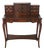 Theodore Alexander Leather Top Mahogany Faux Book Desk For Sale