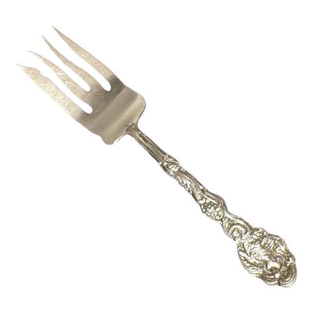 Late 19th Century Gorham Versailles Pattern Serving Fork For Sale